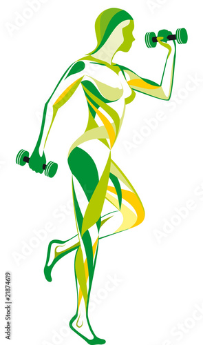 body building fitness vector