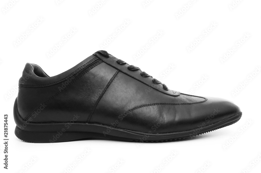 Male shoes isolated on the white background Male shoes isolated on the white background