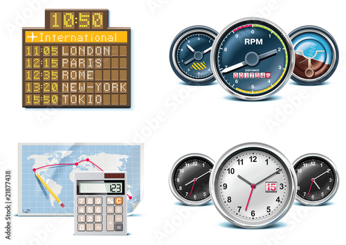 Travel and vacations icons. Part 3