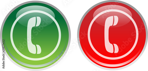 Button web 2.0 Telefon