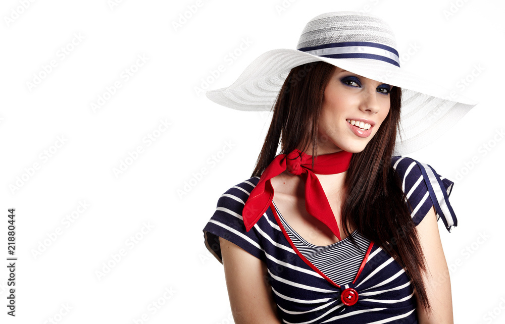 Woman and Sailor fashion style Woman and Sailor fashion style