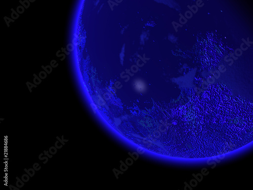 Fototapeta Naklejka Na Ścianę i Meble -  blue moon