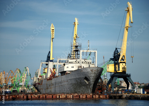 Ships in the harbour