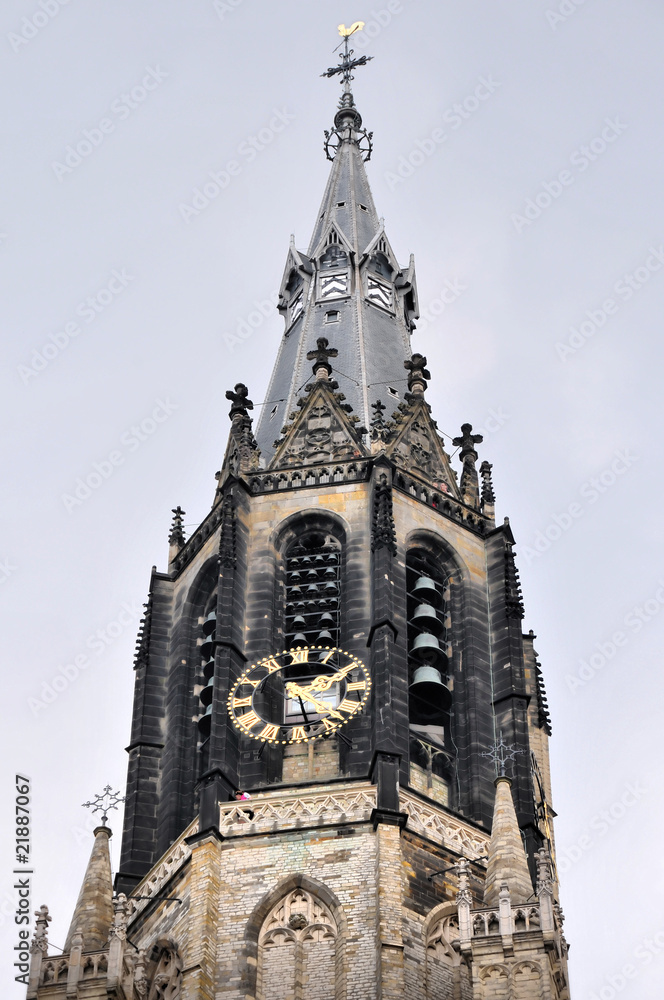 Obraz premium clocher de Delft - Pays-Bas