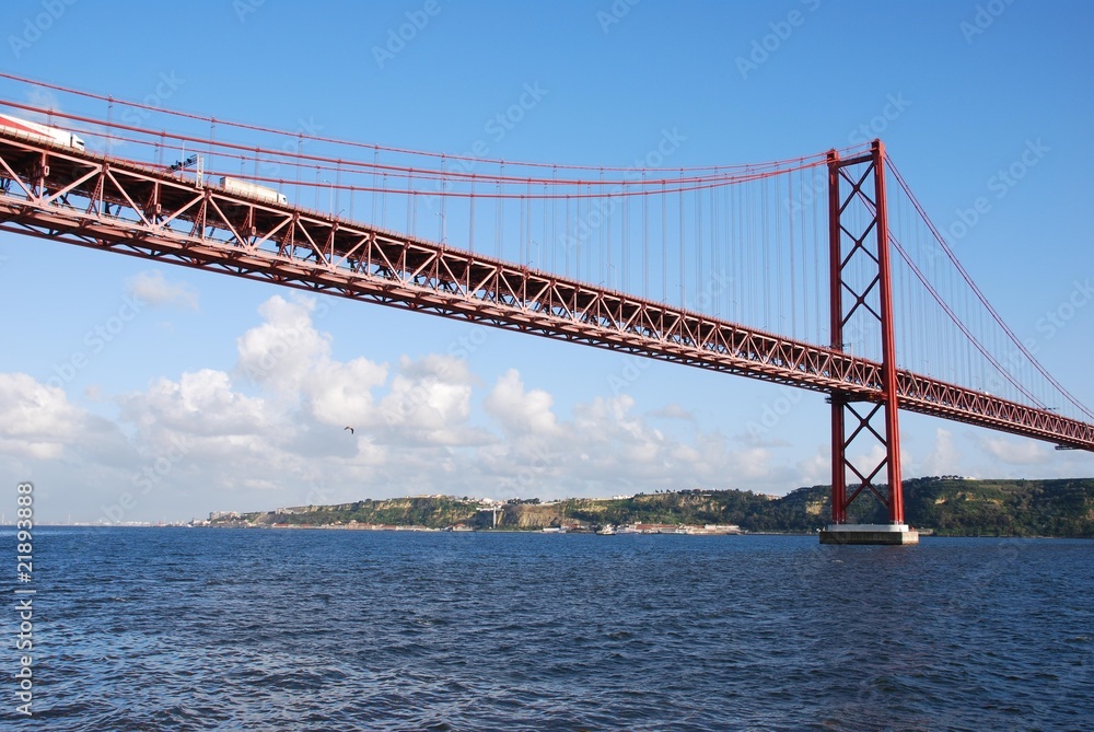 25th April bridge in Lisbon, Portugal