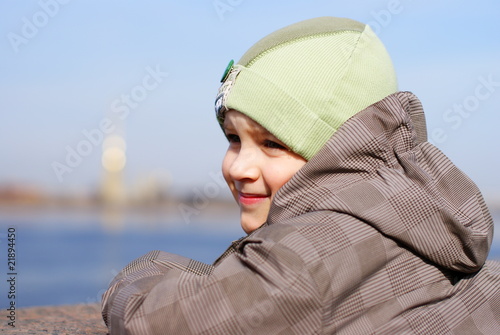 Obraz na płótnie child smile