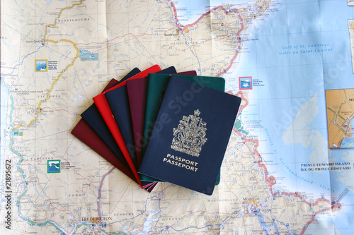 Travel with lots of  passport and a map.