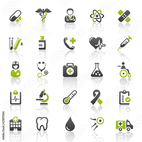 green medecine icons - set 8