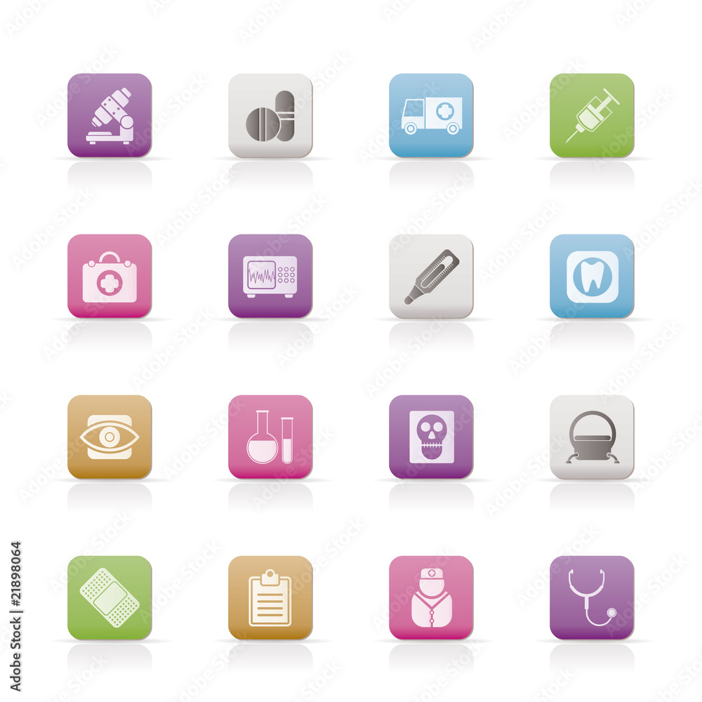 medical, hospital and health care icons - vector icon set medical, hospital and health care icons - vector icon set