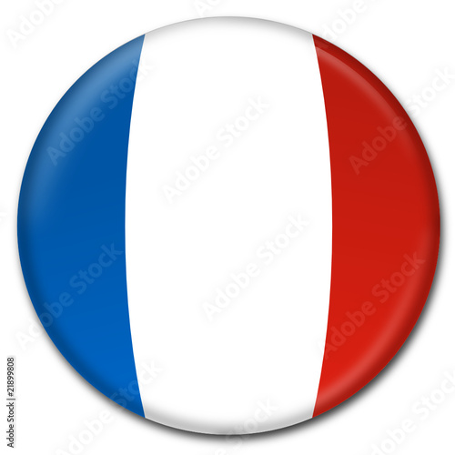 bouton/pastille drapeau France