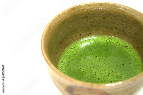 抹茶のアップ