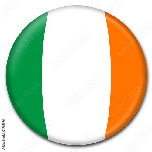 bouton/pastille drapeau Irlande