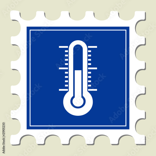 Thermometer Sign Stamp