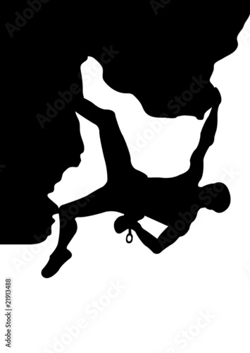 Men climb