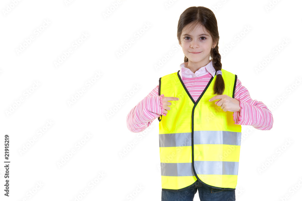 child advice to use the reflective clothing copy space child advice to use the reflective clothing copy space