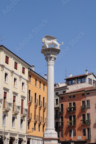 Vicenza_colonna Leone San Marco_piazza dei Signori