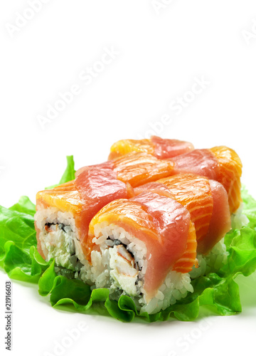 Salmon and Tuna Roll