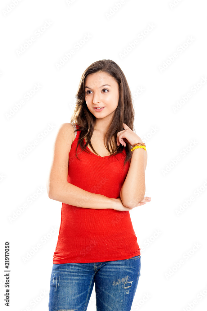Obraz premium Young teenage girl