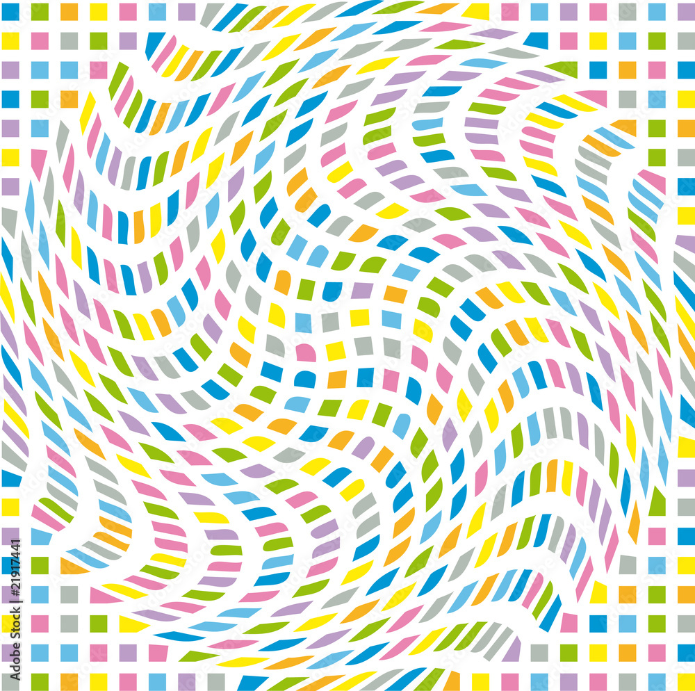 background abstract mosaic 3D- vector illustration