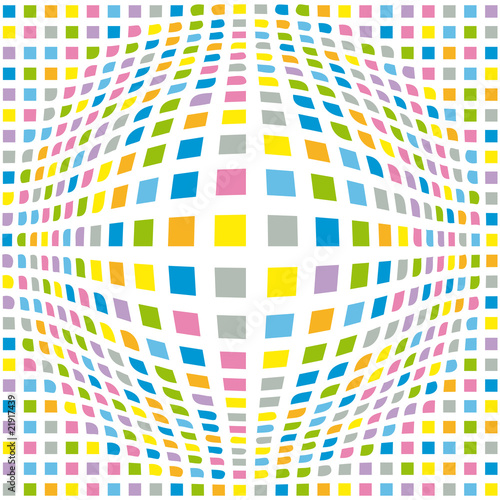 background abstract mosaic 3D- vector illustration