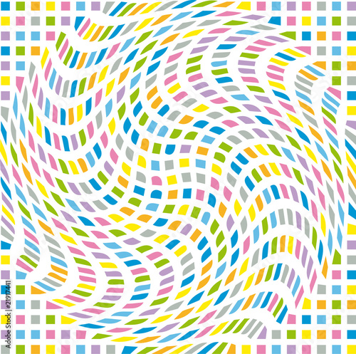 background abstract mosaic 3D- vector illustration