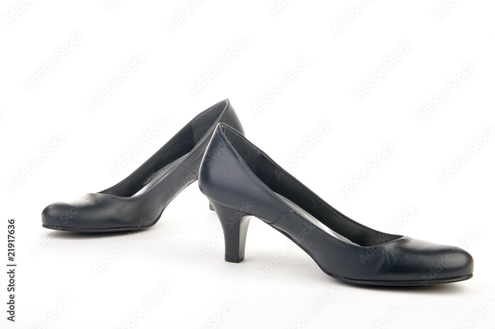 Pair of black shoes Pair of black shoes