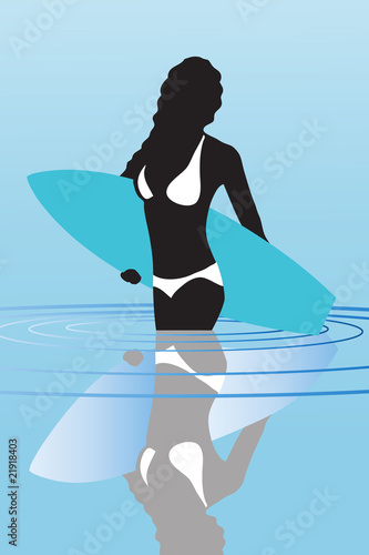 Surfer Girl #21918403