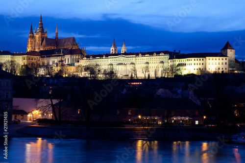 Praga - Il Castello al Crepuscolo