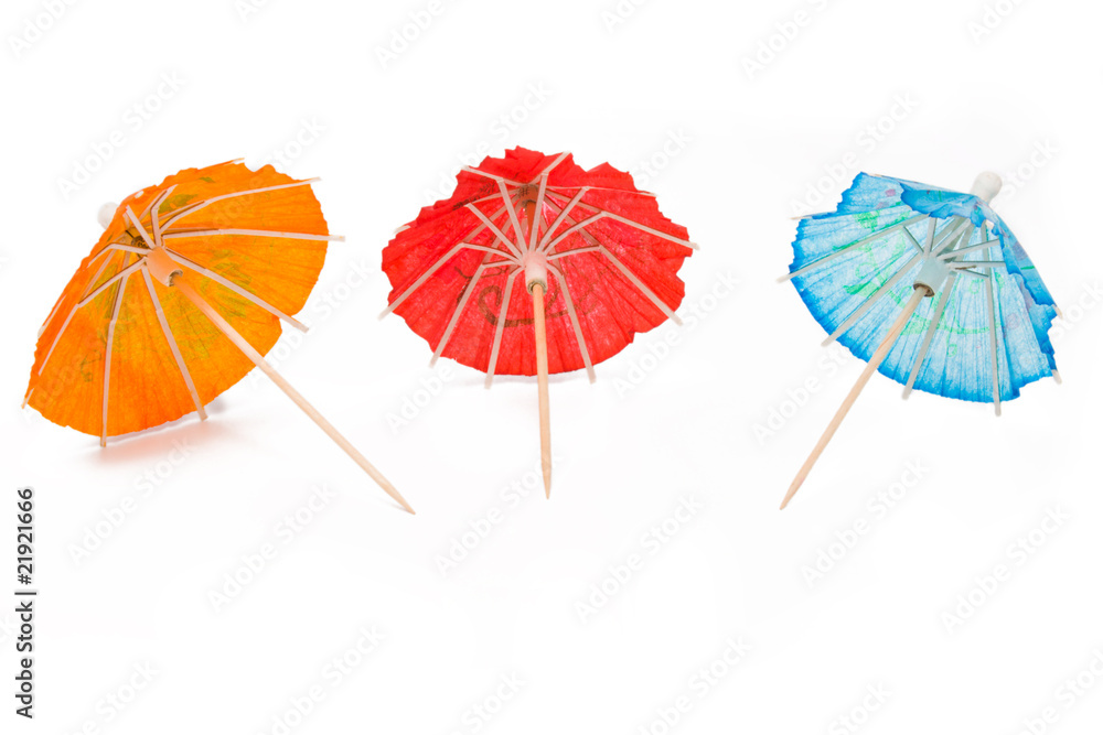 Obraz premium cocktail umbrellas