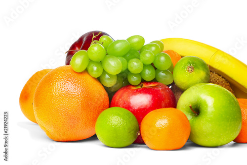 Ripe tropical fruits