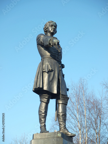 HISTORICAL MONUMENT TO TSAR PETER THE GREAT