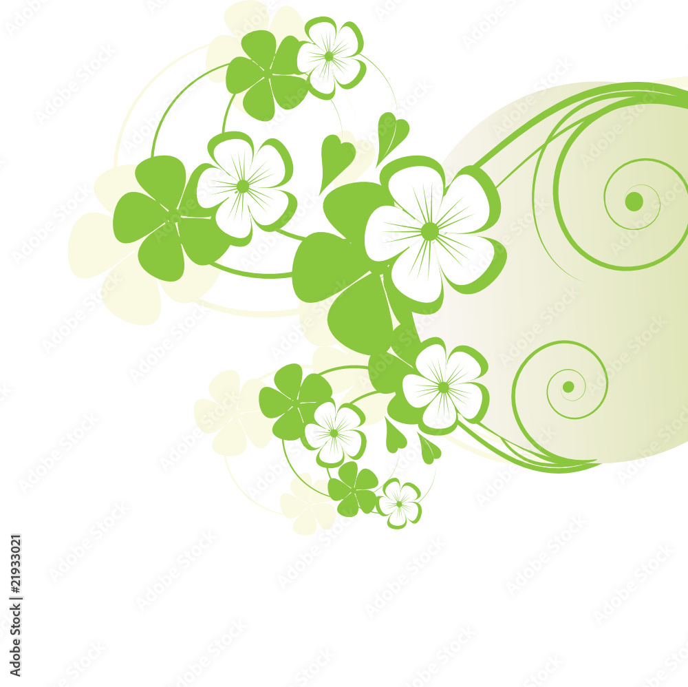 Abstract flowers background with place for your text Abstract flowers background with place for your text