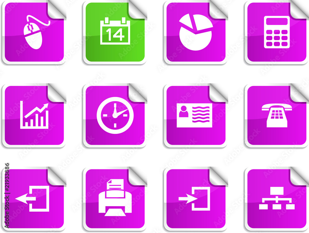 Office stickers. Office stickers.