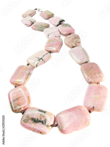 pink beads photo