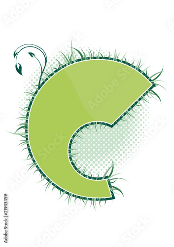 letra C alfabeto ecology