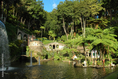 Fototapeta Naklejka Na Ścianę i Meble -  Jardin tropical Monte Palace