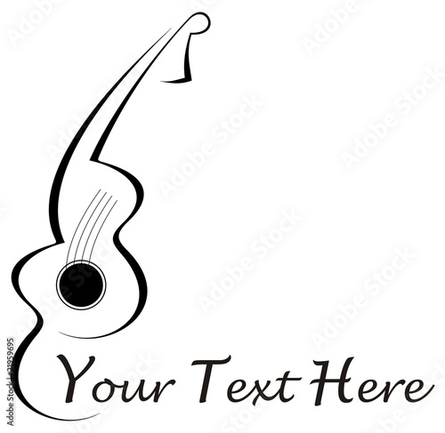 Guitar tattoo