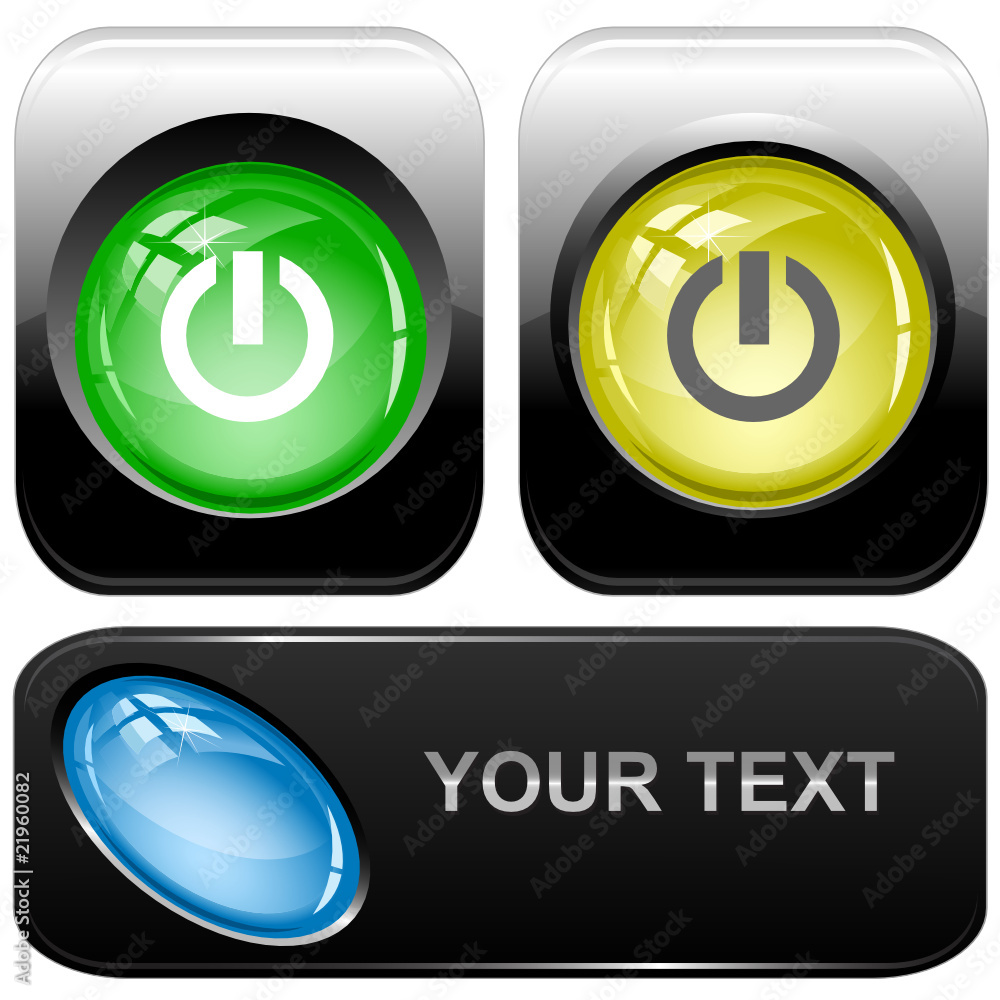 Switch element. Vector internet buttons. Switch element. Vector internet buttons.