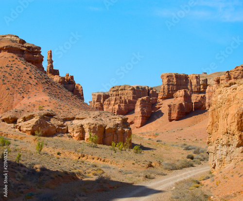 Charyn Canyon. Kazakhstan.