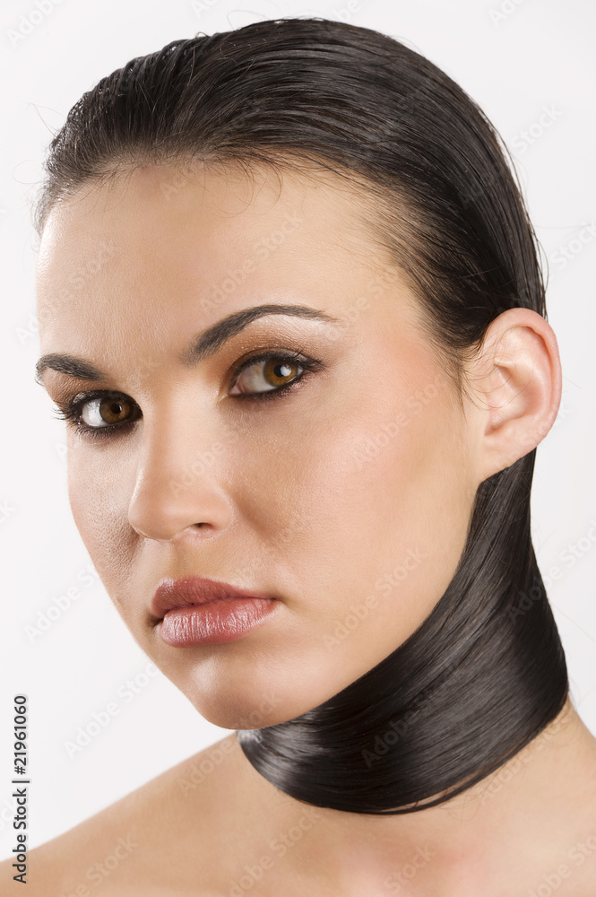 Naklejka premium hair and neck