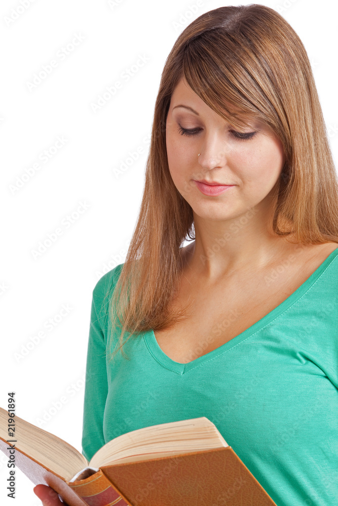 relaxing and reading