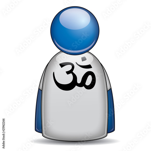 Icono camiseta simbolo Om