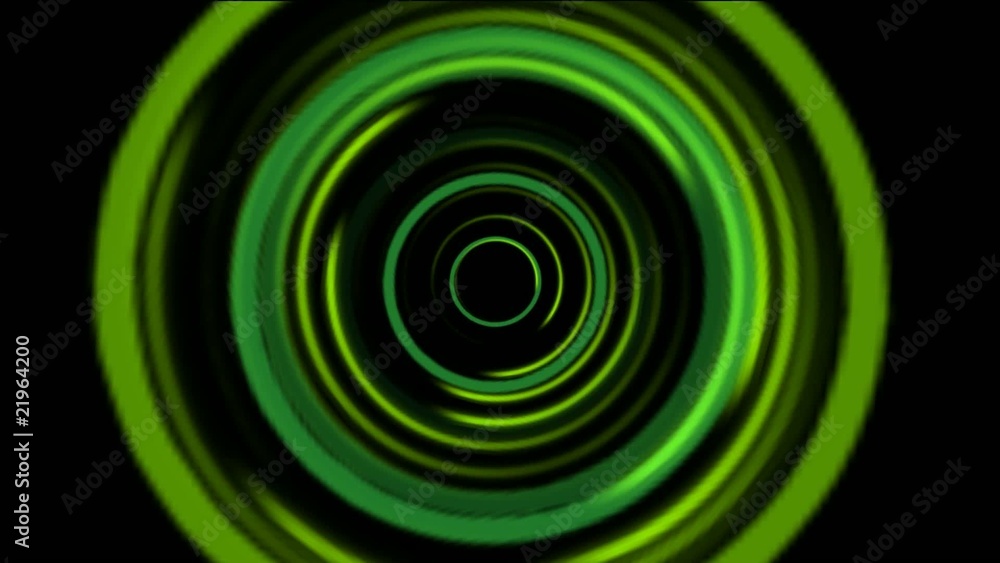 green rotation round,like as time tunnel green rotation round,like as time tunnel