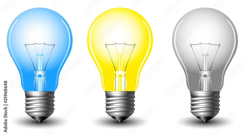 vector realistic light bulb vector realistic light bulb