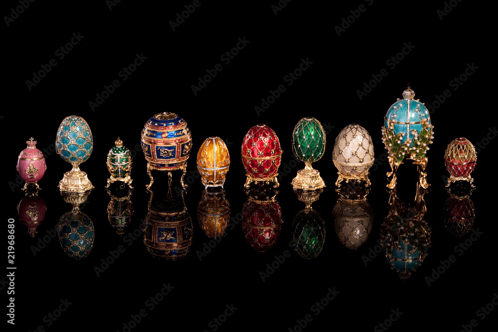 Group Faberge eggs.