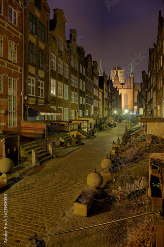 Mary's Street in Gdansk, Poland. #21969090