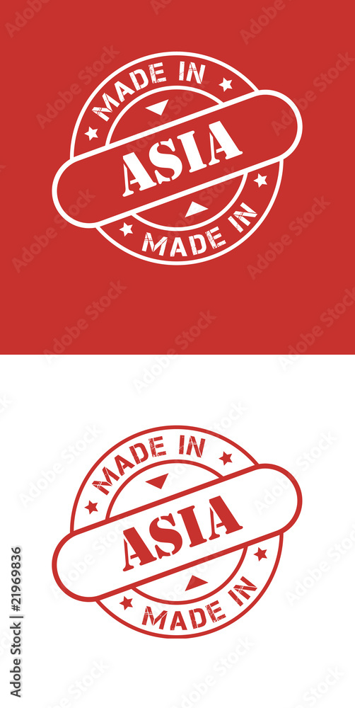Obraz premium Made in Asia - Vecteur