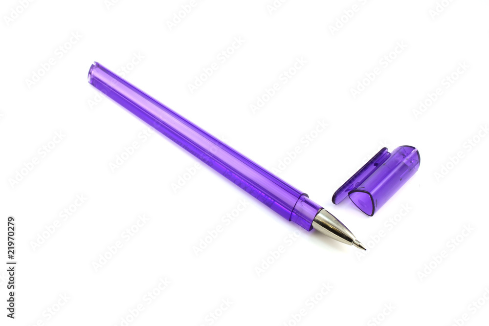 Violet ball-point pen Violet ball-point pen