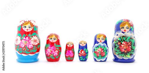 Fotografie, Tablou Russian nested dolls