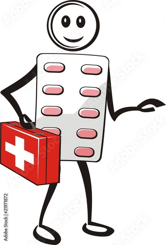 pill man - first aid
